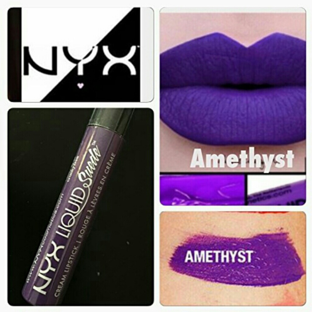 NWT Amethyst NYX new liquid suefe cream lipstick